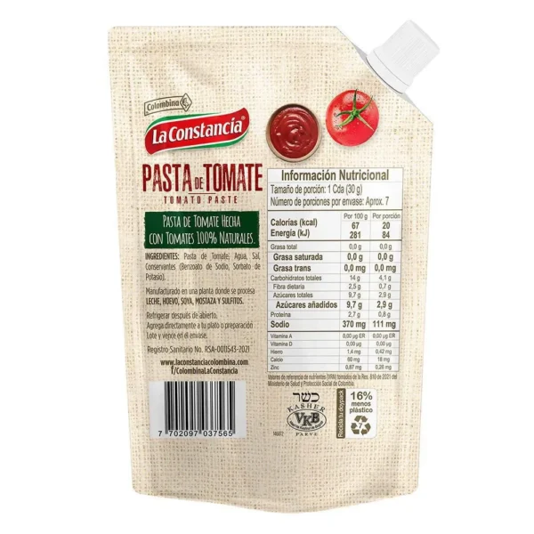 Pasta de tomate LA CONSTANCIA Doy pack (200 gr)
